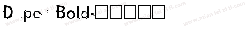 Duper Bold字体转换